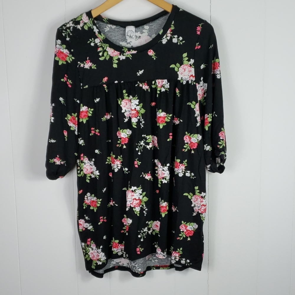 🌻 sun & moon • floral tee